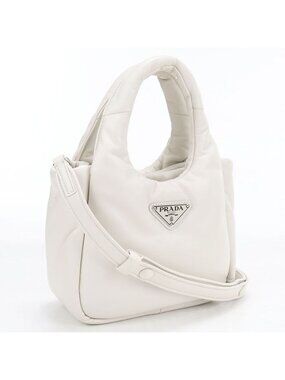 Prada Handbag Leather White